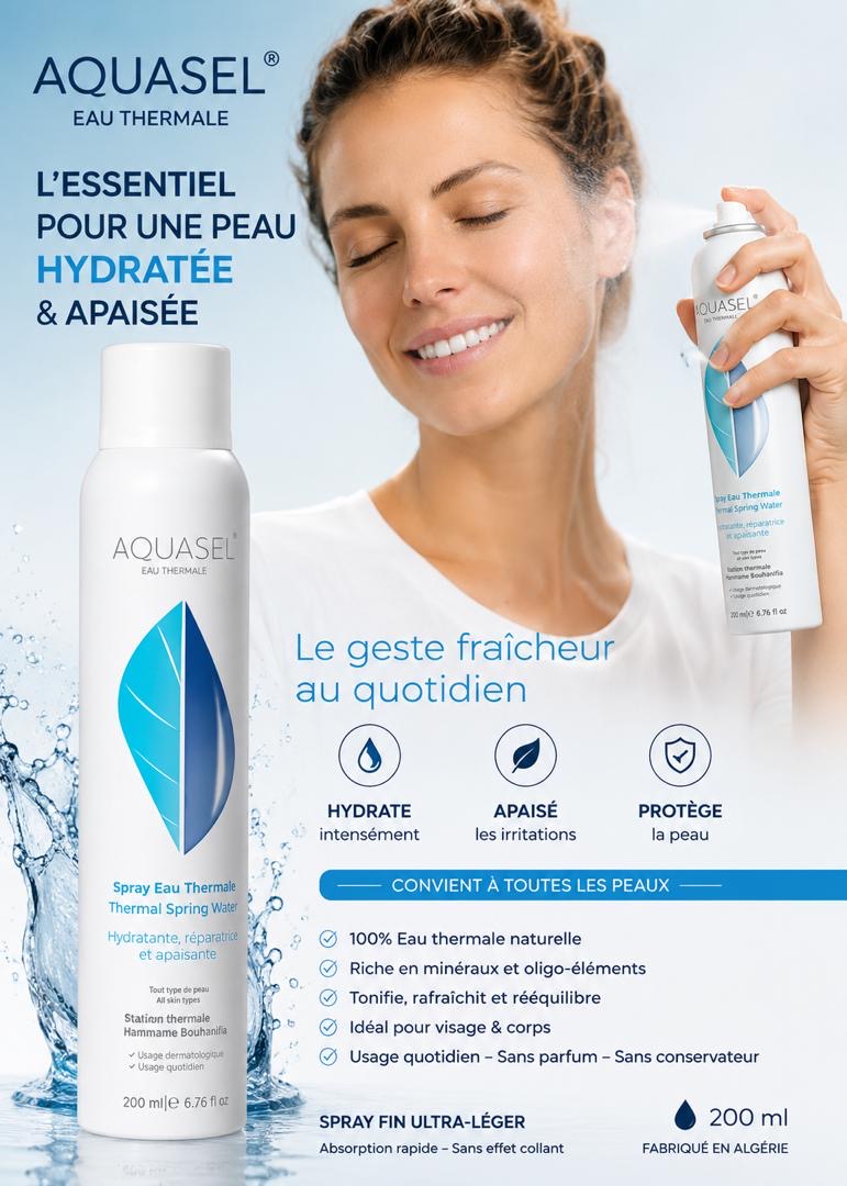 Spray Eau Thermale 100% Naturelle