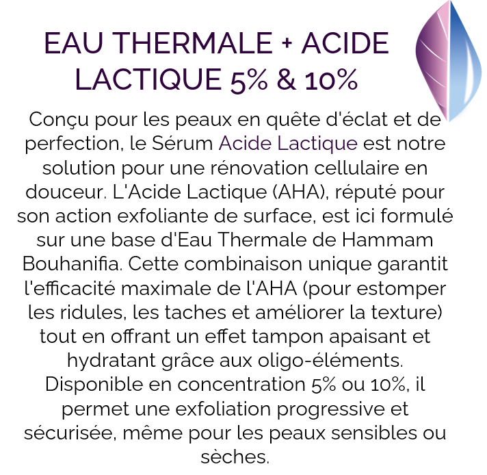 anti taches (peeling aha 5%+ eau thermale)