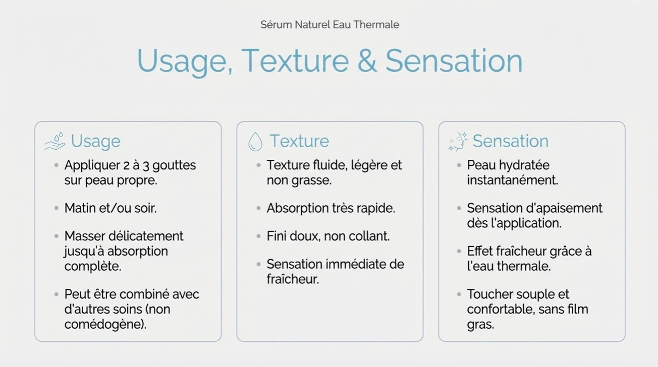 sérum hydratant à l